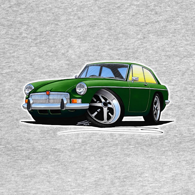 MGB GT Dark Green by y30man5